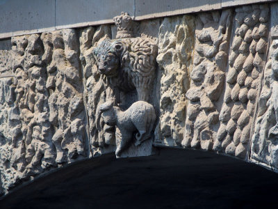 Detail of decorative carving