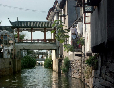 Canal through the city