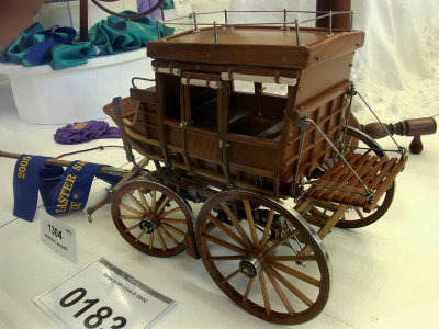 Prize-winning wooden model