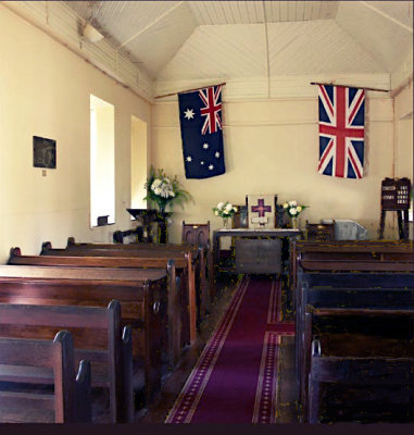 Interior of Ebenezer Church