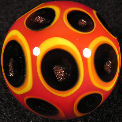 Tim Waugh, Fire Dots Size: 0.97 Price: SOLD 