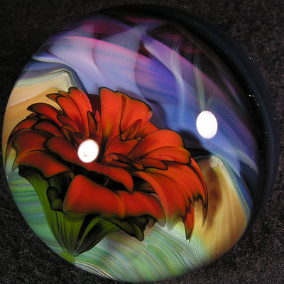 Sergio created that gorgeous 'painted' landscape behind the flower, so nice!
