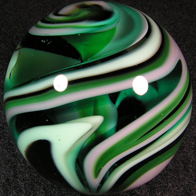 Glass Eye Studio with Ro Purser: Cisco Green Size: 2.05 Price: SOLD