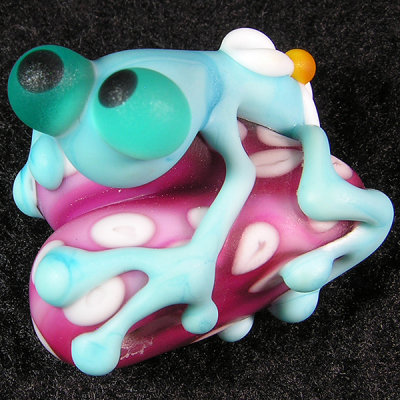 Jacqueline Koba: Froggie Heart 2 Size: 1.04 Price: SOLD 