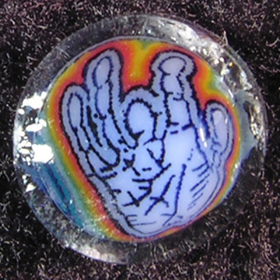 Grateful Dead Jerry Hand Size: 0.31 Price: SOLD