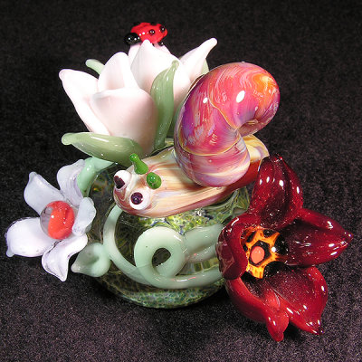 Bill Rasmussen, Snail's Trail Size: 2.75 W x 1.92 H Price: SOLD