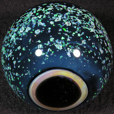 Mario did the beautiful crushed opal backside for the piece