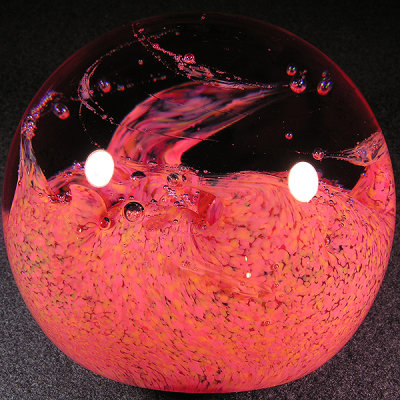 #569: Caithness Glass, Inferno Size: 3.09 W x 2.75 H Price: $60