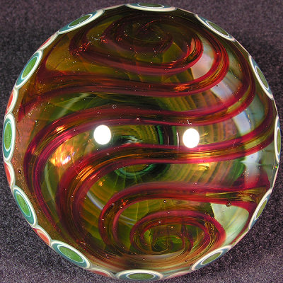 Mike put this sweet piece together with some of John's twisted and fumed wigwags inside