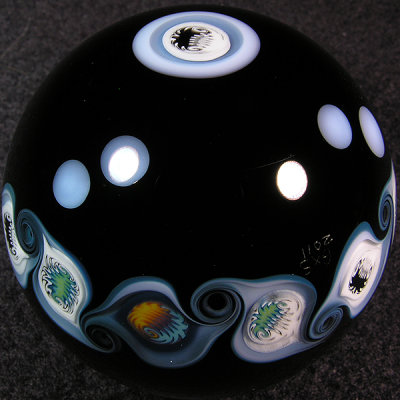 Gatesons crafted his Universe marble with Josh's retti inside and millie outside