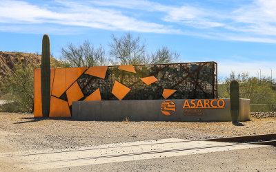Entrance to the Mission Complex of the ASARCO Copper Mine