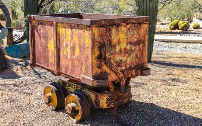 One ton ore car from the Ground Hog Mine in New Mexico at ASARCO Copper Mine