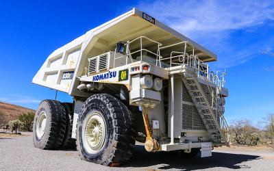 Komatsu 830 Haul Truck (240 ton capacity) at ASARCO Copper Mine