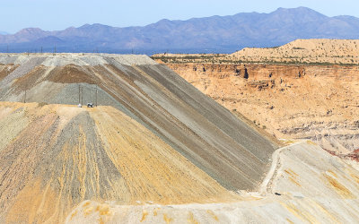 Tailings from the ASARCO Copper Mine