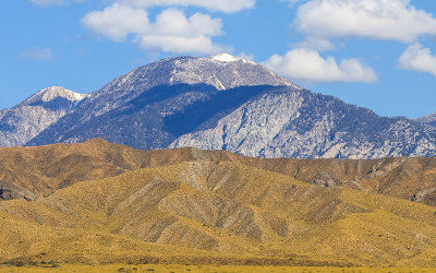 View of San Gorgonio Mountain in Sand to Snow National Monument