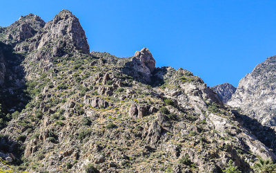 Mountainous terrain on the east side of Santa Rosa & San Jacinto Mtns NM