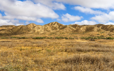 Foothills of the Temblor Range in Carrizo Plain National Monument