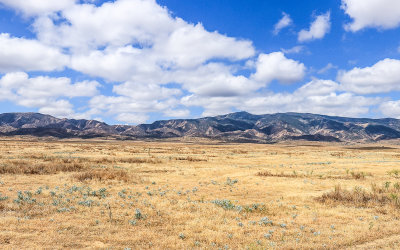 The Caliente Range on the western side of Carrizo Plain National Monument