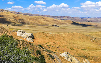 Foothills of the Caliente Mountain Range in Carrizo Plain National Monument