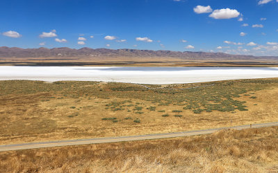 Soda Lake and the Temblor Range from Overlook Hill in Carrizo Plain National Monument