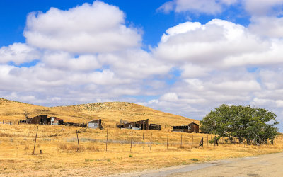 Traver Ranch buildings in Carrizo Plain National Monument