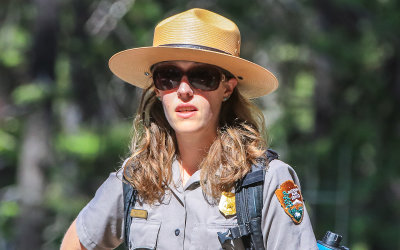 Mariposa Grove National Park Ranger in Yosemite National Park