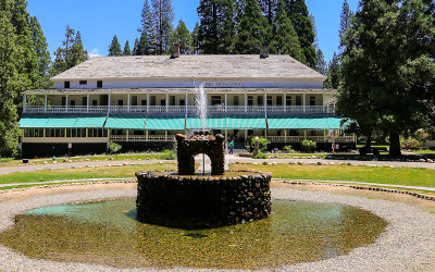 The Big Trees Lodge, originally established in 1856, in Yosemite National Park