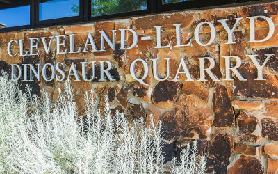 Cleveland-Lloyd Dinosaur Quarry Visitor Center in Jurassic National Monument