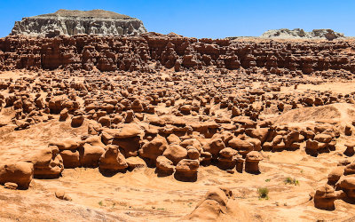 Valley Number 1 below the Observation Point in Goblin Valley State Park 