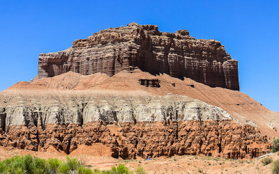 Wild Horse Butte on the edge of Goblin Valley State Park