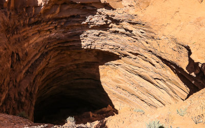 The Gypsum Sinkhole in the Cathedral Valley in Capitol Reef National Park
