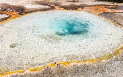 Percolating Spring in the West Thumb Geyser Basin in Yellowstone National Park