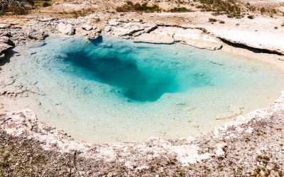 Collapsing Pool in the West Thumb Geyser Basin in Yellowstone National Park