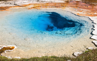 Silex Spring in the Lower Geyser Basin in Yellowstone National Park