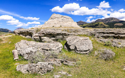 Soda Butte along Soda Butte Creek in Yellowstone National Park