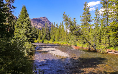Soda Butte Creek near the northeast entrance in Yellowstone National Park