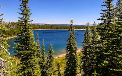 Duck Lake near West Thumb in Yellowstone National Park
