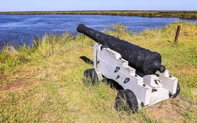 Canon retrieved from the Frederica River in Fort Frederica National Monument