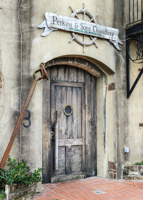 Doorway in the Historic Savannah district along Coastal Georgia