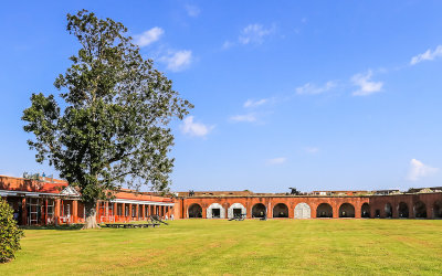 Courtyard of the fort in Fort Pulaski National Monument