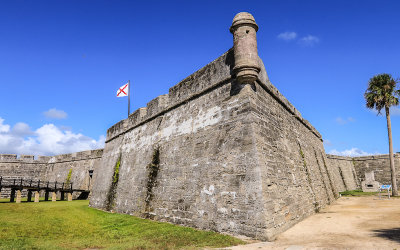 San Agustin Bastion and entryway in Castillo de San Marcos National Monument