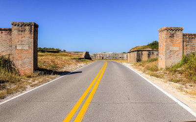 Entrance to Fort Pickens (1834) in Gulf Islands National Seashore