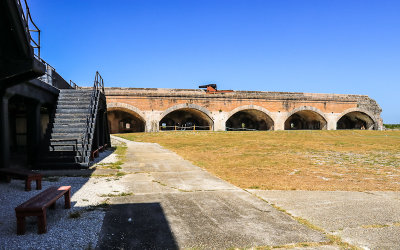 Parade Grounds of Fort Pickens in Gulf Islands National Seashore