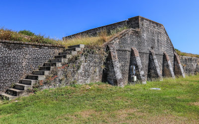 Portion of the Counterscarp Wall at Fort Pickens in Gulf Islands National Seashore