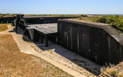 Battery Pensacola in the center of Fort Pickens in Gulf Islands National Seashore