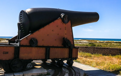 Tower Bastion cannon at Fort Pickens in Gulf Islands National Seashore