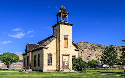 LDS (Latter Day Saints) church completed in 1900 in Emery Utah