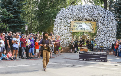 Town Square Shootout in Jackson Hole Wyoming