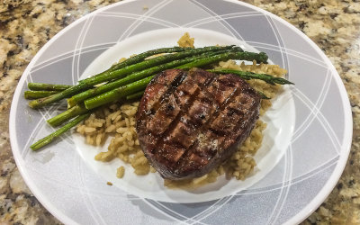 Delicious filet dinner, Plated By Arti, in Suwanee Georgia