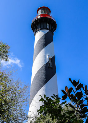 St. Augustine Light Station, built in 1874, in St. Augustine Florida